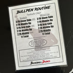 Laminated Bullpen Routines