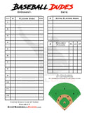 Custom Dugout Lineup Card